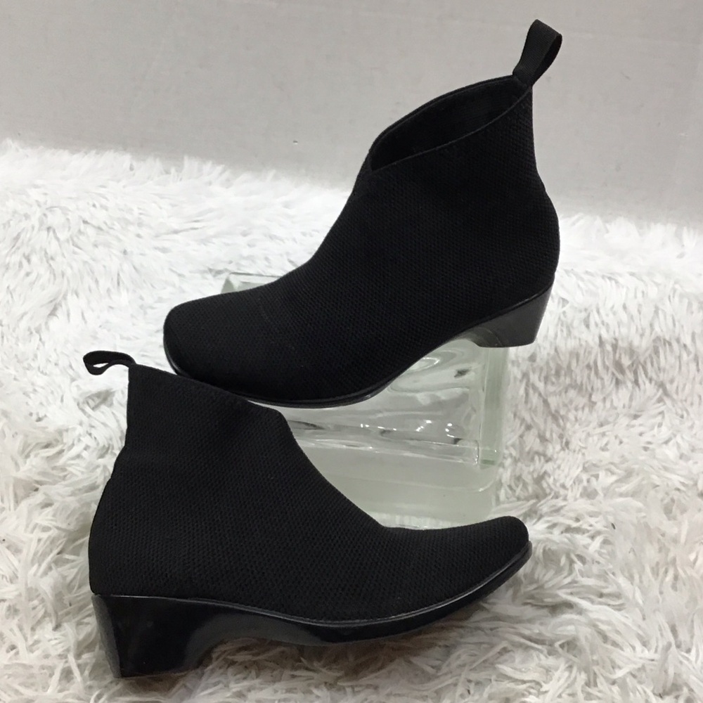 San Miguel stretch sock Telfair Black Ankle Boots